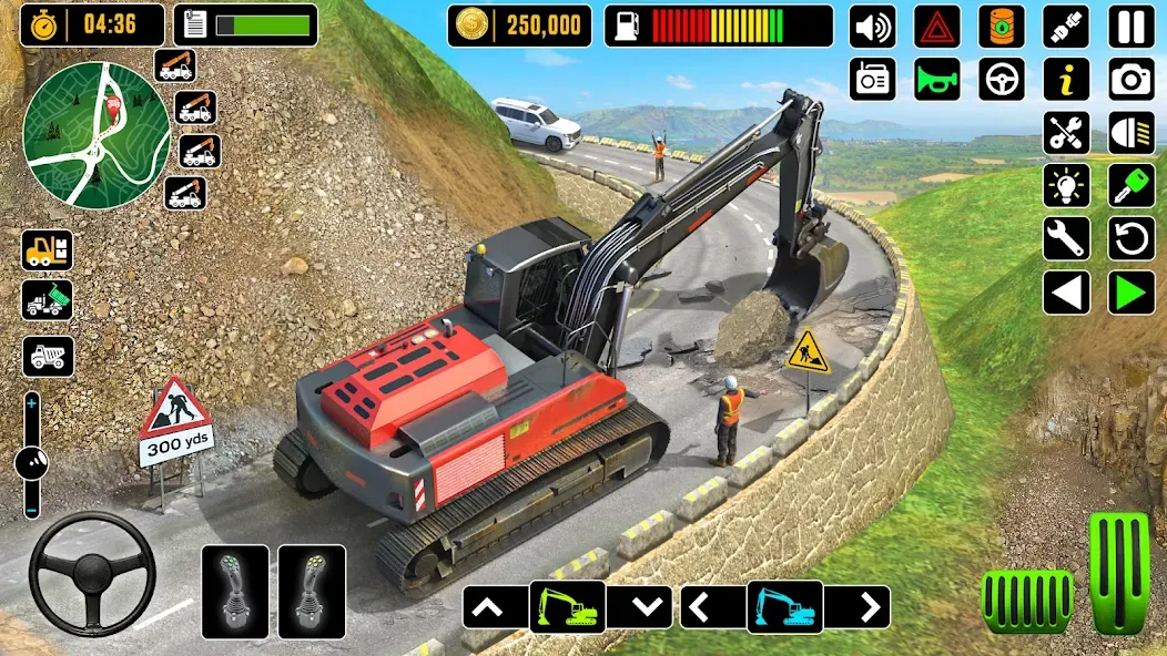 City Road Construction Games — Строительство дорог без ограничений, скачать мод APK — скриншот 1