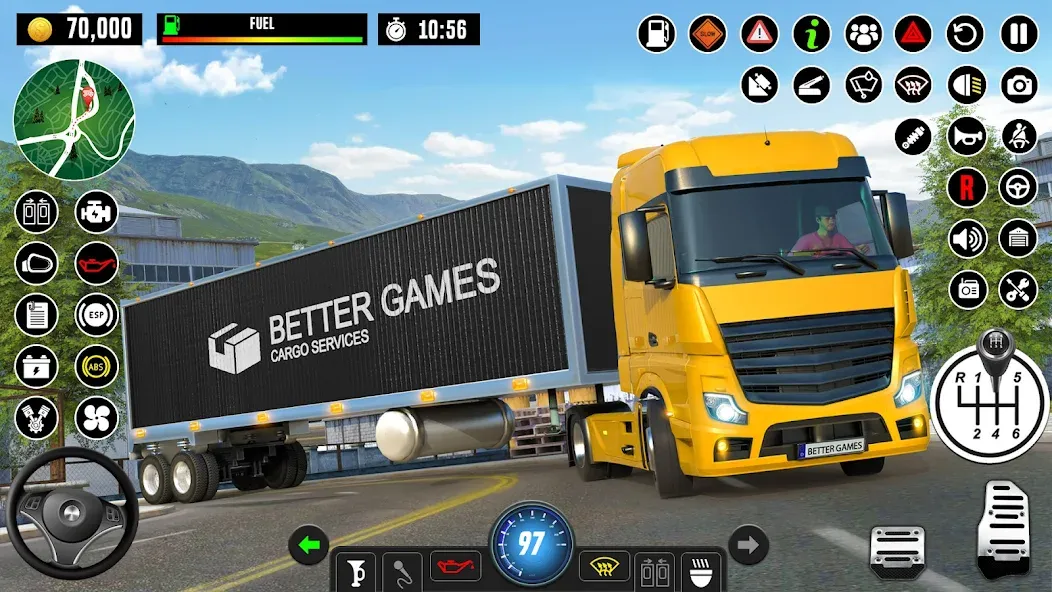 Скачать мод Truck Games - Driving School — Много денег и все машины открыты — скриншот 1