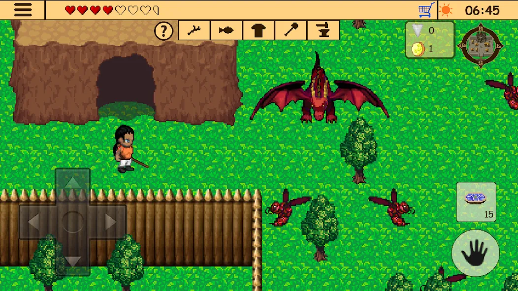 Survival RPG 3:Lost in time 2D на телефон — скачать мод: Безлимитные ресурсы и здоровье — скриншот 2 Survival RPG 3:Lost in time 2D на телефон — скачать мод: Безлимитные ресурсы и здоровье — скриншот 2