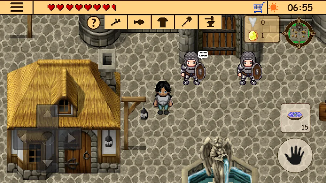 Survival RPG 3:Lost in time 2D на телефон — скачать мод: Безлимитные ресурсы и здоровье — скриншот 3 Survival RPG 3:Lost in time 2D на телефон — скачать мод: Безлимитные ресурсы и здоровье — скриншот 3