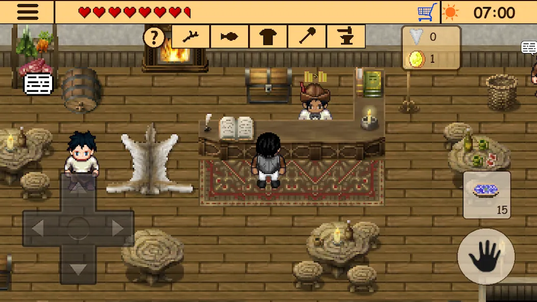 Survival RPG 3:Lost in time 2D на телефон — скачать мод: Безлимитные ресурсы и здоровье — скриншот 5 Survival RPG 3:Lost in time 2D на телефон — скачать мод: Безлимитные ресурсы и здоровье — скриншот 5
