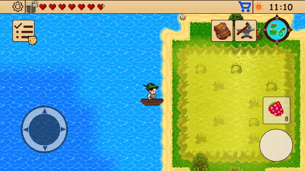 Скачать Survival RPG 1: Island Escape на Андроид с модом — Безлимитные ресурсы и здоровье — скриншот 4