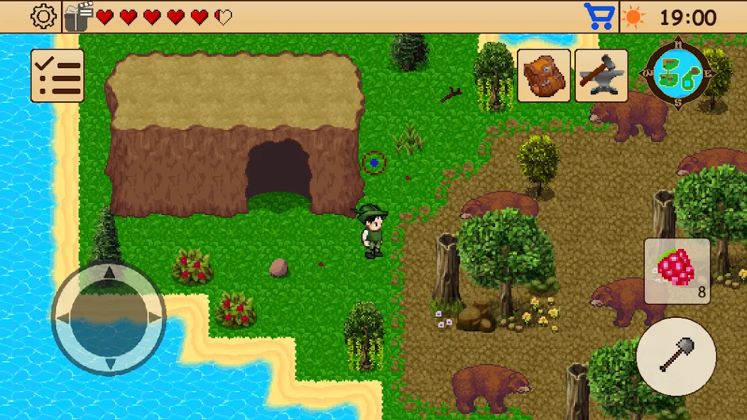 Скачать Survival RPG 1: Island Escape на Андроид с модом — Безлимитные ресурсы и здоровье — скриншот 5