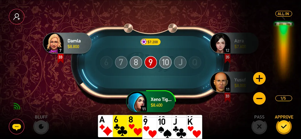 Скачать Bluff Game на Андроид с модом — Взломанные карты и безлимитные ходы — скриншот 5 Скачать Bluff Game на Андроид с модом — Взломанные карты и безлимитные ходы — скриншот 5