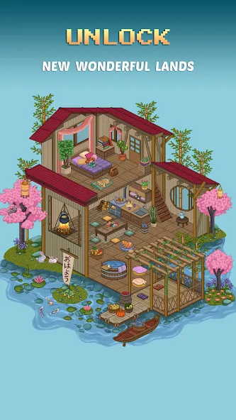 Скачать Pixel Art - Color House бесплатно — Все раскраски открыты и без рекламы — скриншот 1