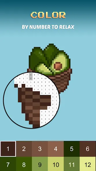 Скачать Pixel Art - Color House бесплатно — Все раскраски открыты и без рекламы — скриншот 2