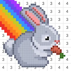 Скачать Pixel Art - Color House бесплатно — Все раскраски открыты и без рекламы