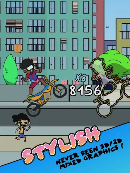 Summer Wheelie взлом APK — Безлимитное топливо и открыты все байки — скриншот 5 Summer Wheelie взлом APK — Безлимитное топливо и открыты все байки — скриншот 5