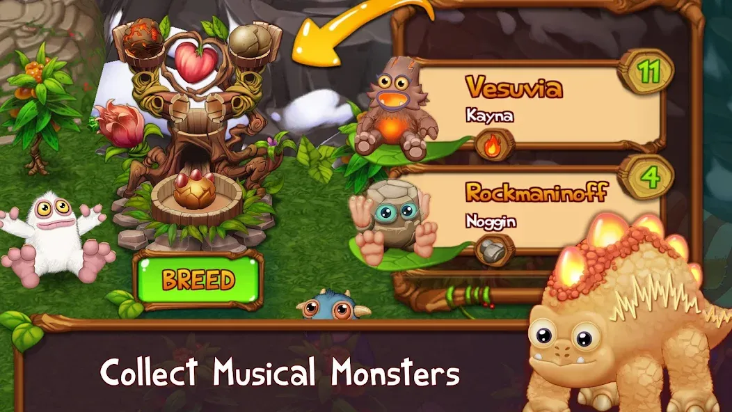Скачать мод Singing Monsters: Dawn of Fire — Безлимитные ресурсы и ускоренное развитие — скриншот 1 Скачать мод Singing Monsters: Dawn of Fire — Безлимитные ресурсы и ускоренное развитие — скриншот 1