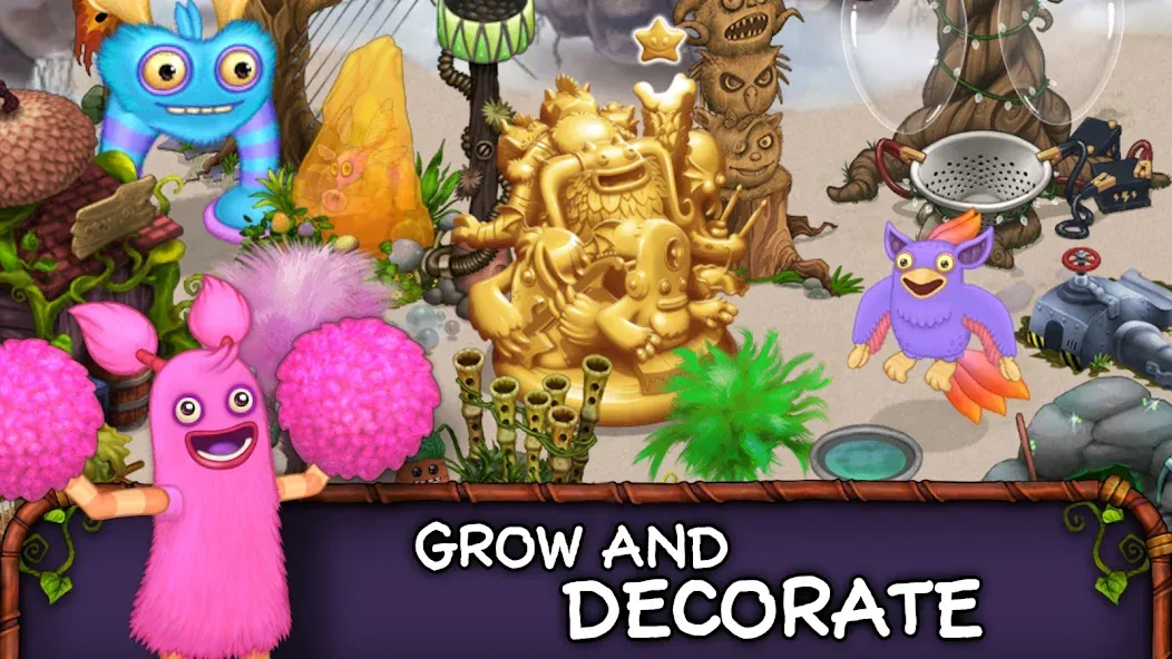 My Singing Monsters взломанный APK — Безлимитные монеты и кристаллы — скриншот 3