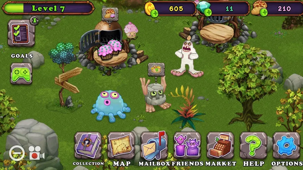 My Singing Monsters взломанный APK — Безлимитные монеты и кристаллы — скриншот 5
