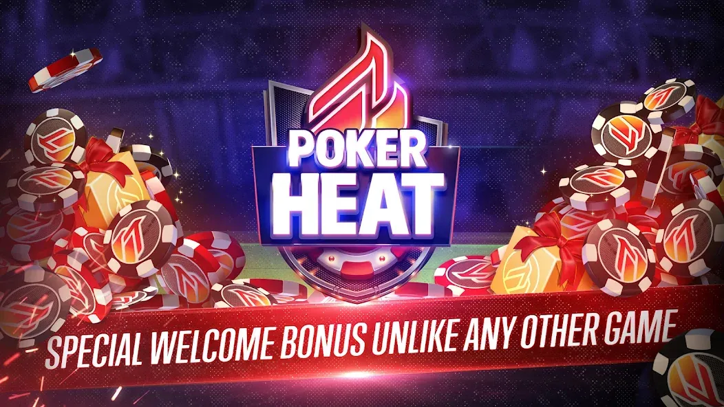 Poker Heat™ Texas Holdem Poker на телефон — скачать мод: Безлимитные фишки и все столы открыты — скриншот 4 Poker Heat™ Texas Holdem Poker на телефон — скачать мод: Безлимитные фишки и все столы открыты — скриншот 4