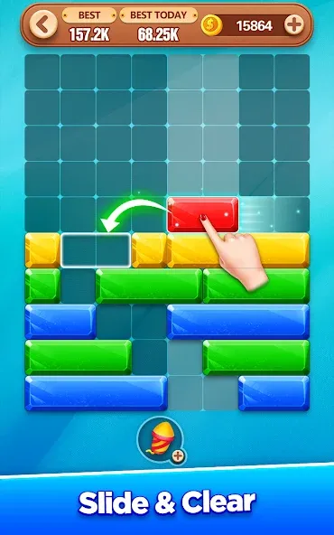Block Crush - Puzzle Game MOD APK: Без рекламы и бесконечные подсказки — скриншот 4 Block Crush - Puzzle Game MOD APK: Без рекламы и бесконечные подсказки — скриншот 4
