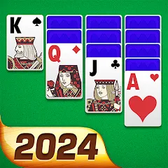 Скачать Solitaire на Андроид с модом — Подсказки без ограничений и отмена ходов