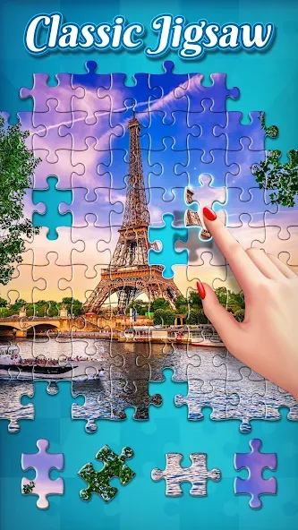 Скачать Jigsaw Puzzles последней версии — Без рекламы и все пазлы открыты — скриншот 1 Скачать Jigsaw Puzzles последней версии — Без рекламы и все пазлы открыты — скриншот 1