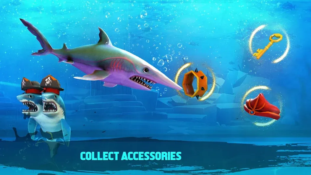 Double Head Shark Attack PVP — взломанная версия, Безлимитные деньги и усиленный урон — скриншот 3 Double Head Shark Attack PVP — взломанная версия, Безлимитные деньги и усиленный урон — скриншот 3