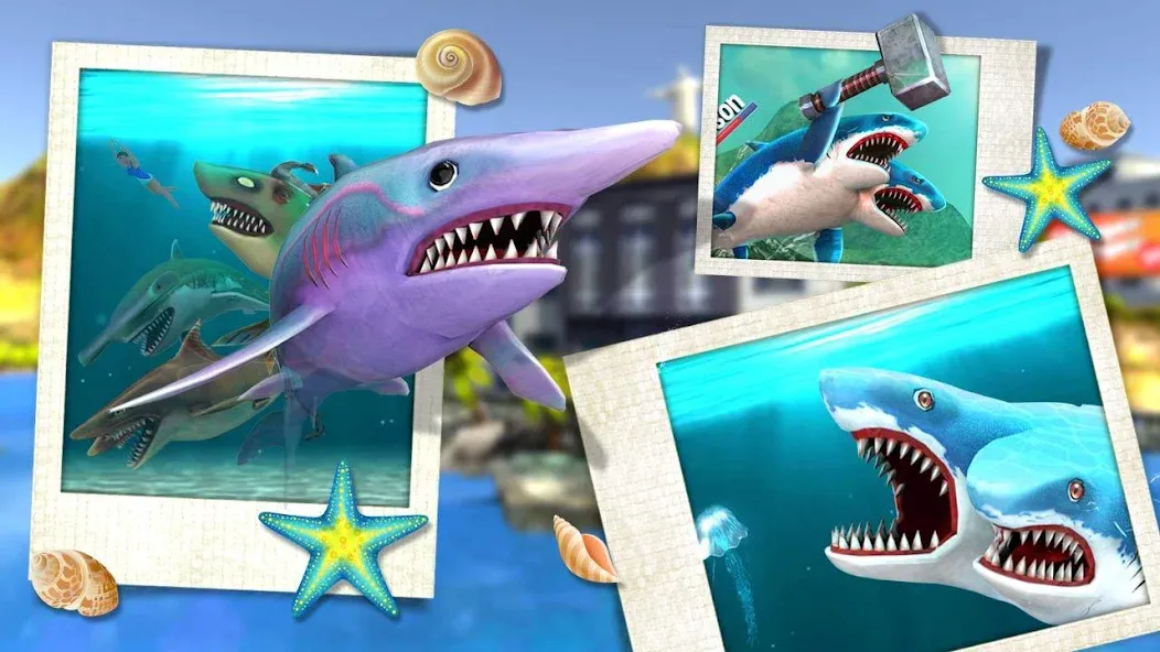 Double Head Shark Attack PVP — взломанная версия, Безлимитные деньги и усиленный урон — скриншот 5 Double Head Shark Attack PVP — взломанная версия, Безлимитные деньги и усиленный урон — скриншот 5