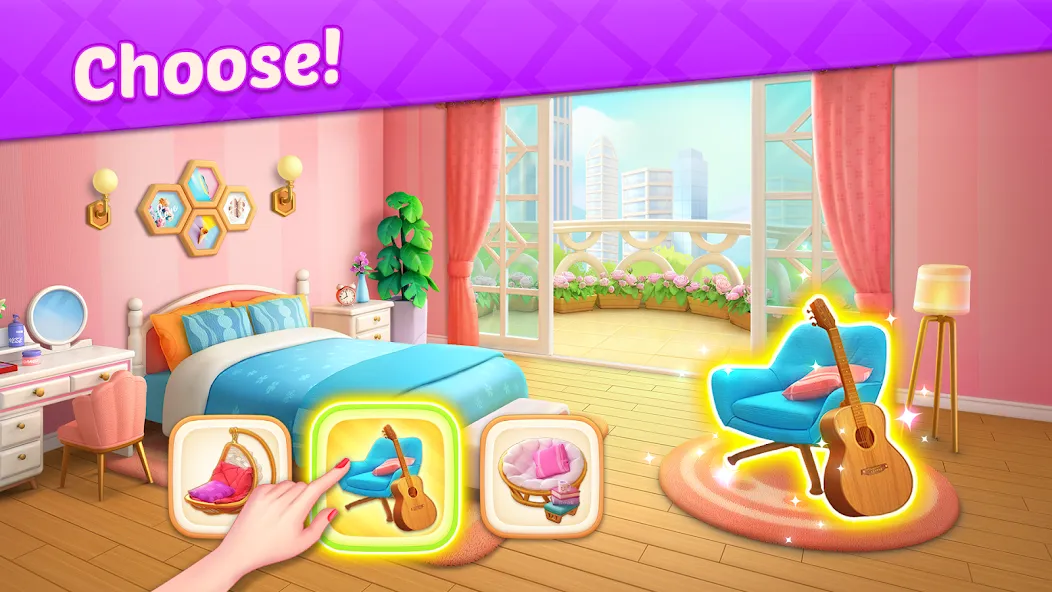 Design Diary - Match 3 & Home взлом APK — Безлимитные монеты и открыты все уровни — скриншот 3 Design Diary - Match 3 & Home взлом APK — Безлимитные монеты и открыты все уровни — скриншот 3