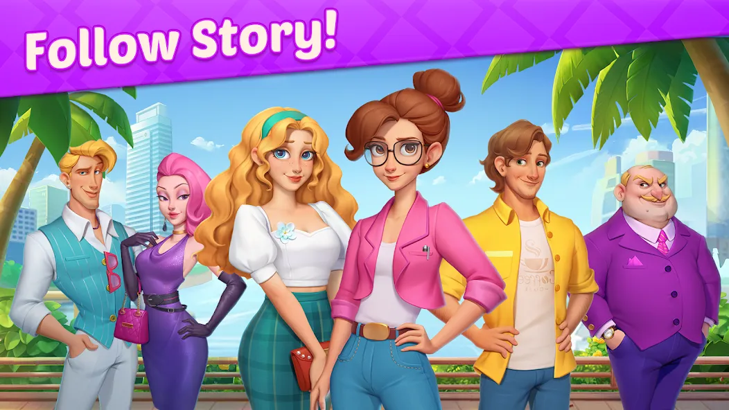 Design Diary - Match 3 & Home взлом APK — Безлимитные монеты и открыты все уровни — скриншот 5 Design Diary - Match 3 & Home взлом APK — Безлимитные монеты и открыты все уровни — скриншот 5