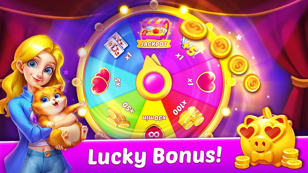 Solitaire Tripeaks Diary — Безлимитные монеты и жизни, скачать мод APK — скриншот 2