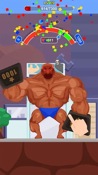 Tough Man мод на Андроид: Безлимитные деньги и усиленный герой — скриншот 2 Tough Man мод на Андроид: Безлимитные деньги и усиленный герой — скриншот 2