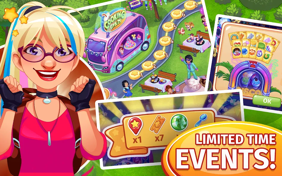 Скачать Cooking Craze: Restaurant Game Mod APK — Безлимитные монеты и алмазы — скриншот 4