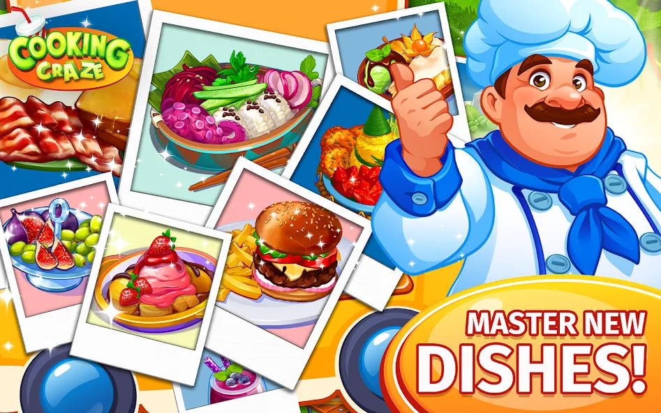 Скачать Cooking Craze: Restaurant Game Mod APK — Безлимитные монеты и алмазы — скриншот 5