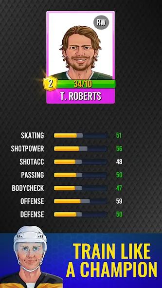 Скачать Superstar Hockey бесплатно — Безлимитные деньги и энергия — скриншот 5 Скачать Superstar Hockey бесплатно — Безлимитные деньги и энергия — скриншот 5