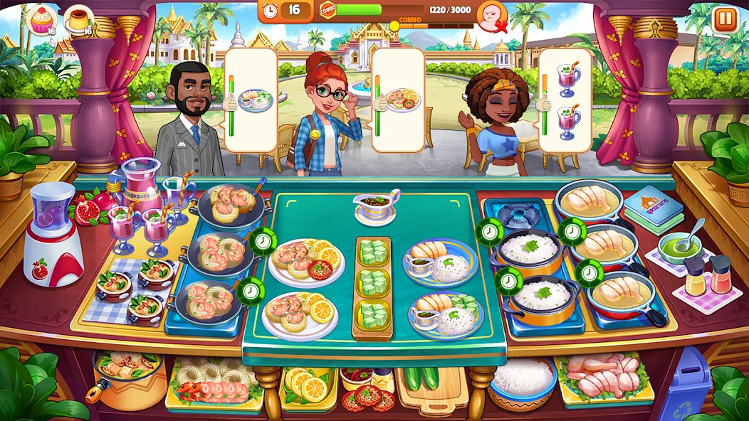 Cooking Madness: A Chef's Game (Мод: Безлимитные монеты и жизни) — скачать на Андроид — скриншот 2 Cooking Madness: A Chef's Game (Мод: Безлимитные монеты и жизни) — скачать на Андроид — скриншот 2