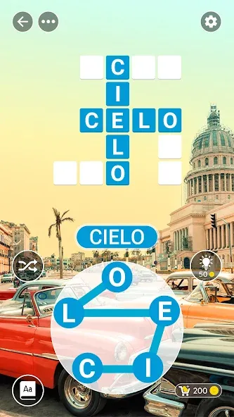 Мод Ciudad de Palabras: Crucigrama — Без рекламы и все подсказки, скачать APK — скриншот 2 Мод Ciudad de Palabras: Crucigrama — Без рекламы и все подсказки, скачать APK — скриншот 2