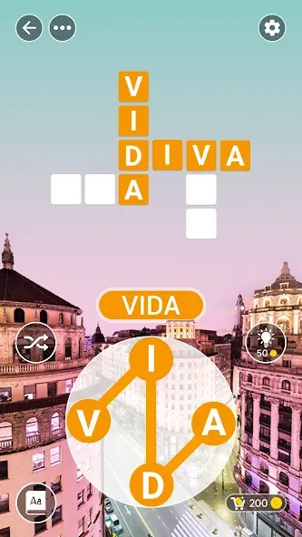 Мод Ciudad de Palabras: Crucigrama — Без рекламы и все подсказки, скачать APK — скриншот 5 Мод Ciudad de Palabras: Crucigrama — Без рекламы и все подсказки, скачать APK — скриншот 5