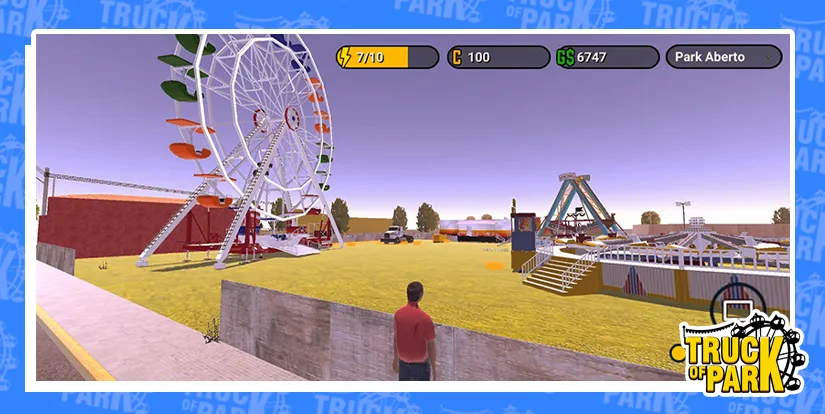 Скачать Truck Of Park Itinerante Mod APK — Безлимитные деньги и все уровни — скриншот 1