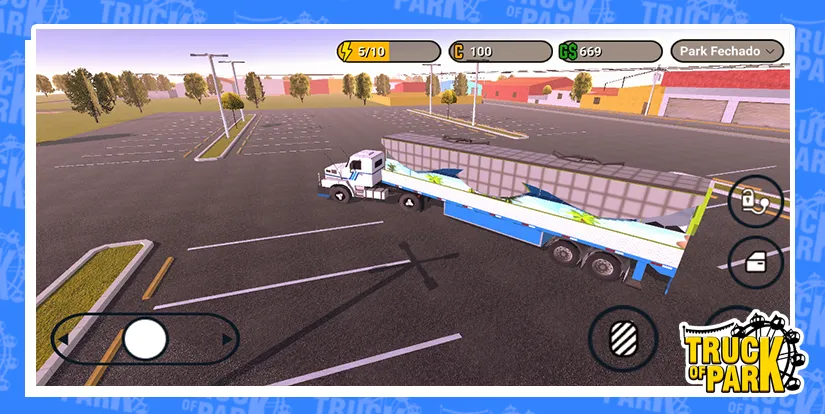 Скачать Truck Of Park Itinerante Mod APK — Безлимитные деньги и все уровни — скриншот 4
