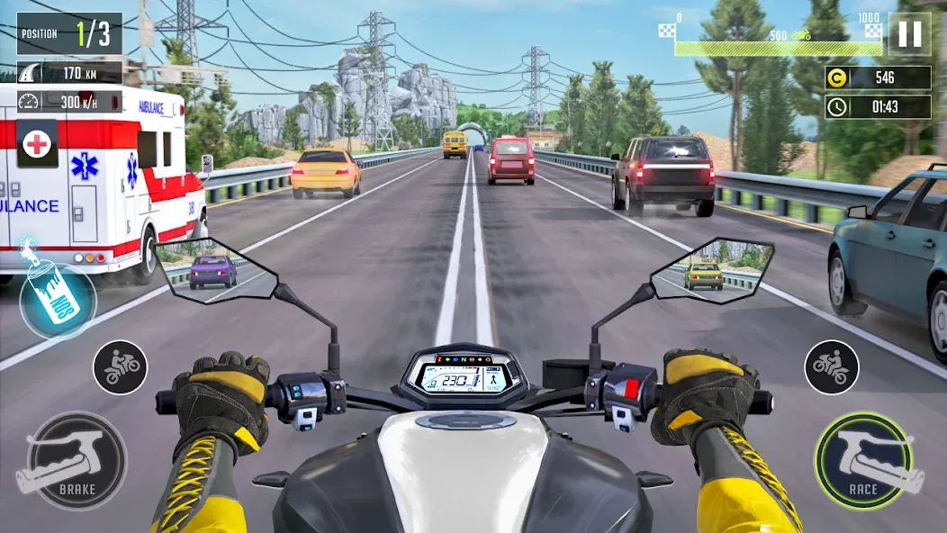Скачать 3d Bike Racing Bike Race Games последней версии — Открыты все байки и трассы — скриншот 1 Скачать 3d Bike Racing Bike Race Games последней версии — Открыты все байки и трассы — скриншот 1