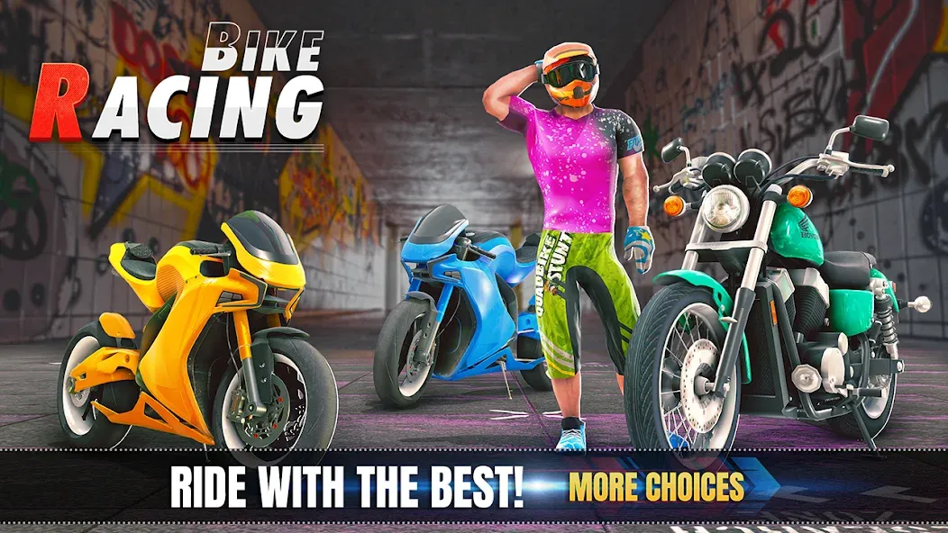 Скачать 3d Bike Racing Bike Race Games последней версии — Открыты все байки и трассы — скриншот 5 Скачать 3d Bike Racing Bike Race Games последней версии — Открыты все байки и трассы — скриншот 5