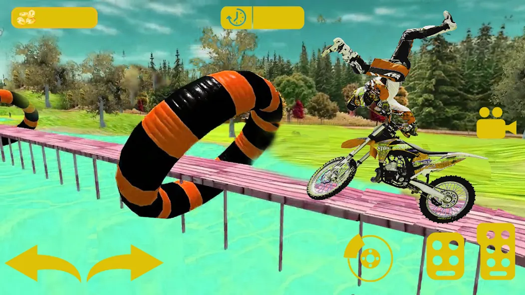 Bike stunt 3d games-Bike games взломанный APK — Открыты все мотоциклы и уровни — скриншот 3