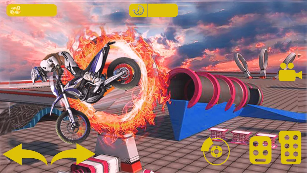 Bike stunt 3d games-Bike games взломанный APK — Открыты все мотоциклы и уровни — скриншот 4