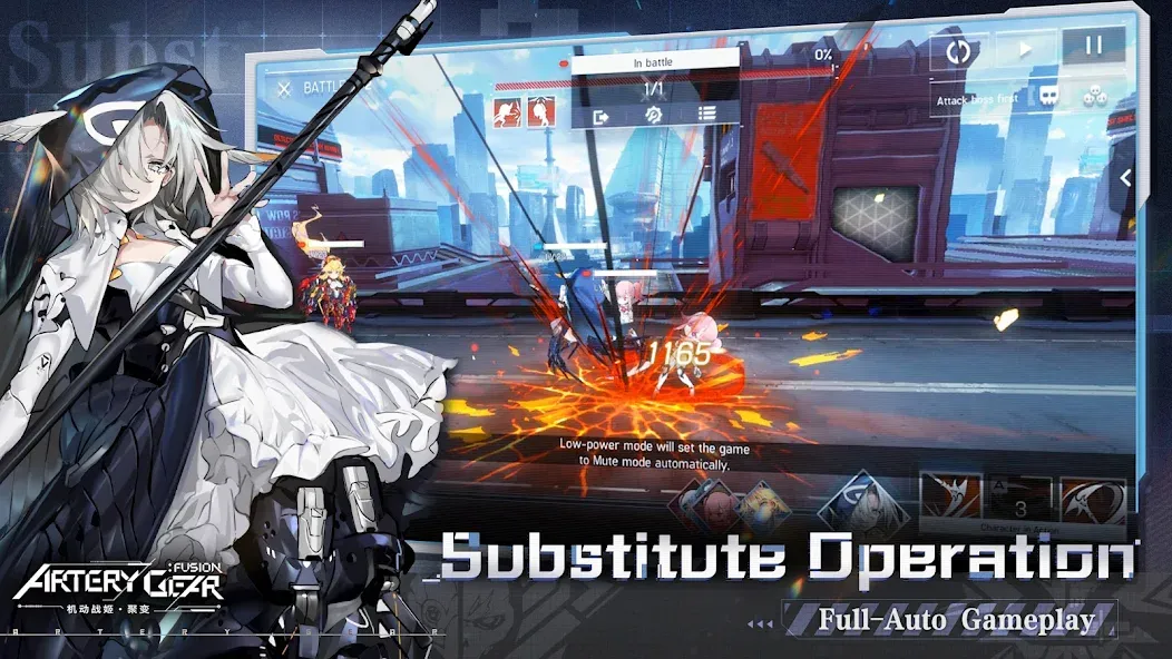 Artery Gear: Fusion бесплатно на Андроид — мод: Безлимитные ресурсы и усиленные герои — скриншот 4 Artery Gear: Fusion бесплатно на Андроид — мод: Безлимитные ресурсы и усиленные герои — скриншот 4
