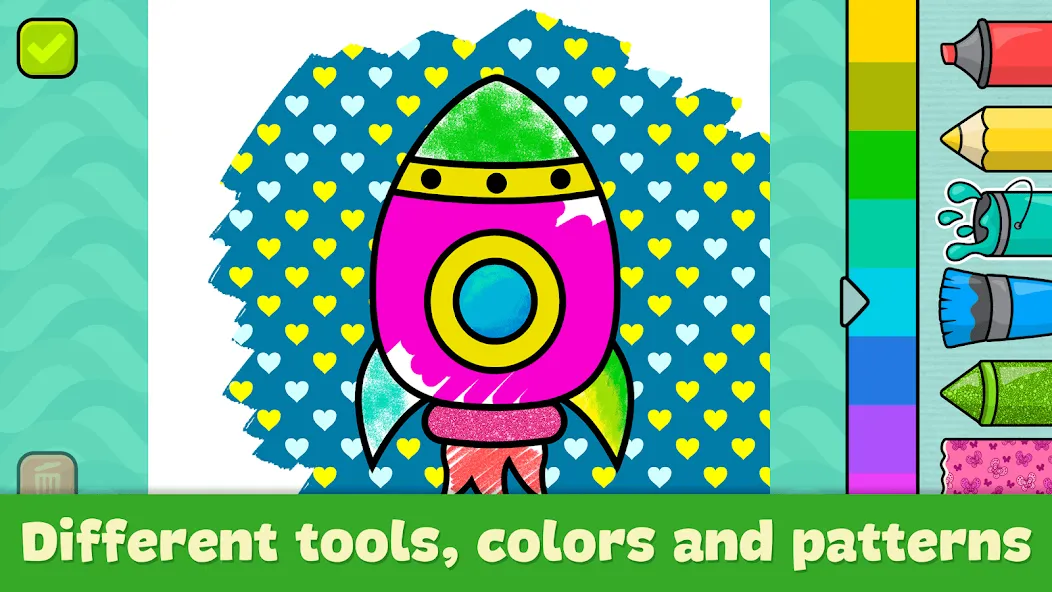 Coloring Book - Games for Kids взлом на Андроид — Все раскраски и палитры открыты — скриншот 2 Coloring Book - Games for Kids взлом на Андроид — Все раскраски и палитры открыты — скриншот 2