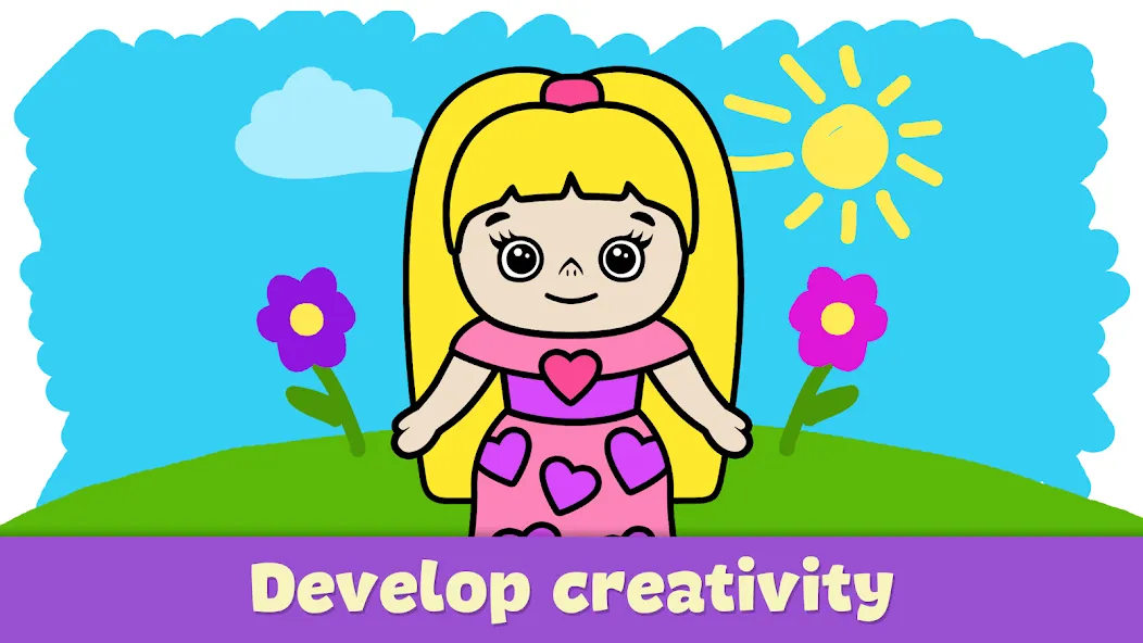 Coloring Book - Games for Kids взлом на Андроид — Все раскраски и палитры открыты — скриншот 3 Coloring Book - Games for Kids взлом на Андроид — Все раскраски и палитры открыты — скриншот 3