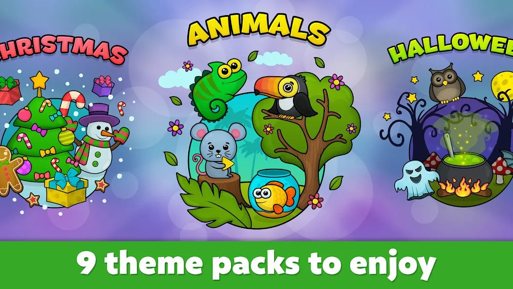 Скачать Kids Puzzle Games 2-5 years на Андроид с модом — Открыты все пазлы и подсказки — скриншот 4 Скачать Kids Puzzle Games 2-5 years на Андроид с модом — Открыты все пазлы и подсказки — скриншот 4