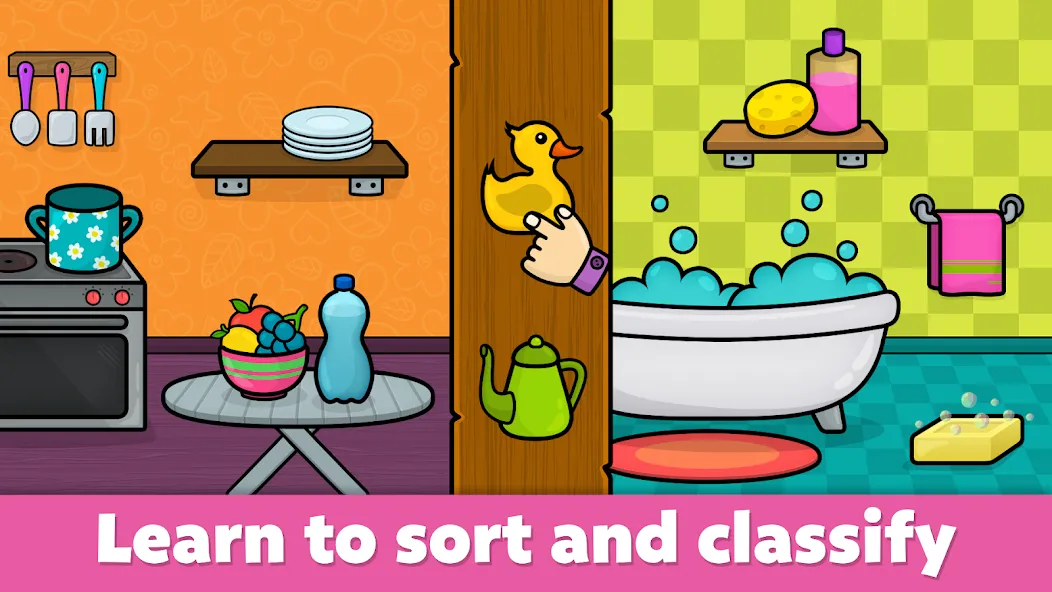 Baby Games: Shapes and Colors бесплатно на Андроид — мод: Все фигуры и цвета открыты — скриншот 2