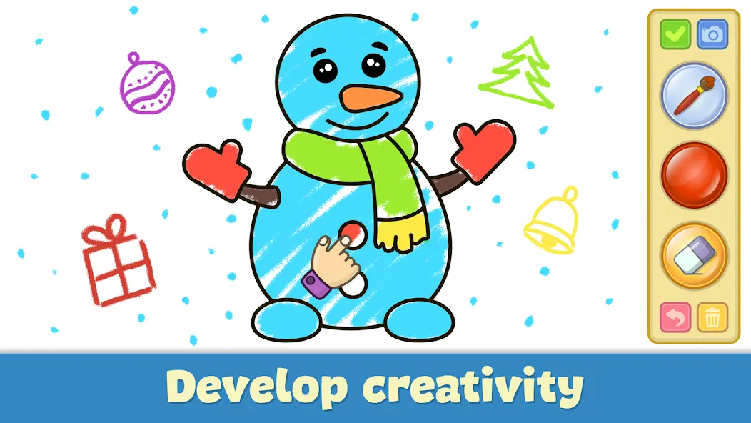 Скачать мод Kids Coloring & Drawing Games — Разблокированы все раскраски — скриншот 3 Скачать мод Kids Coloring & Drawing Games — Разблокированы все раскраски — скриншот 3