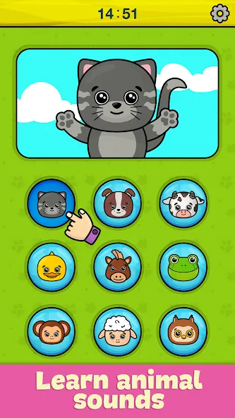 Bimi Boo Baby Phone for Kids — Все игры открыты и без рекламы, скачать мод APK — скриншот 2