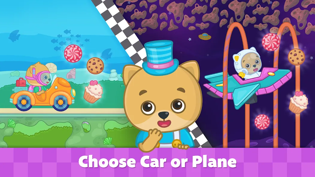 Скачать Bimi Boo Car Games for Kids Mod APK — Открыты все машинки и уровни — скриншот 3 Скачать Bimi Boo Car Games for Kids Mod APK — Открыты все машинки и уровни — скриншот 3