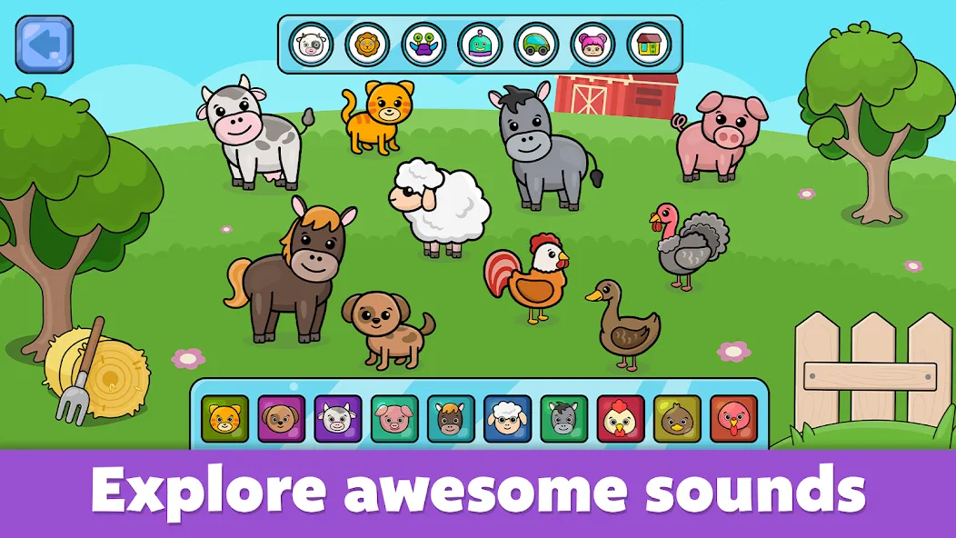 Скачать мод Baby Piano: Kids Music Games — Разблокированы все музыкальные инструменты — скриншот 3 Скачать мод Baby Piano: Kids Music Games — Разблокированы все музыкальные инструменты — скриншот 3