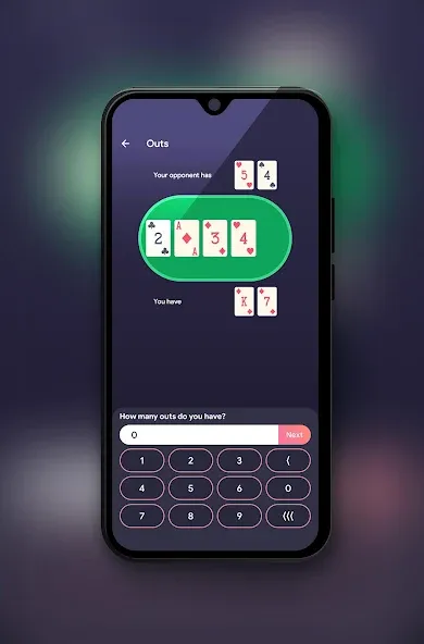 Скачать ATHYLPS - Poker Outs, Poker Od последней версии — Точный расчёт покерных шансов — скриншот 3