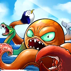 Скачать Crazy Octopus мод — Безлимитные монеты и усиленное оружие