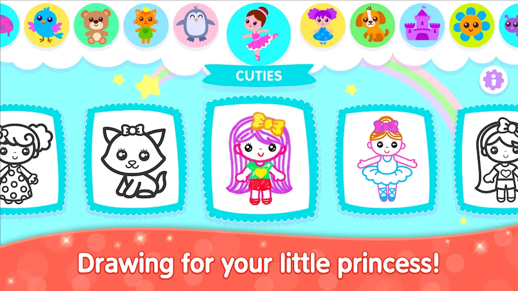 Bini Game Drawing for kids app взломанный APK — Разблокированы все рисунки и уроки — скриншот 1 Bini Game Drawing for kids app взломанный APK — Разблокированы все рисунки и уроки — скриншот 1