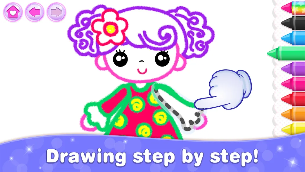 Bini Game Drawing for kids app взломанный APK — Разблокированы все рисунки и уроки — скриншот 3 Bini Game Drawing for kids app взломанный APK — Разблокированы все рисунки и уроки — скриншот 3